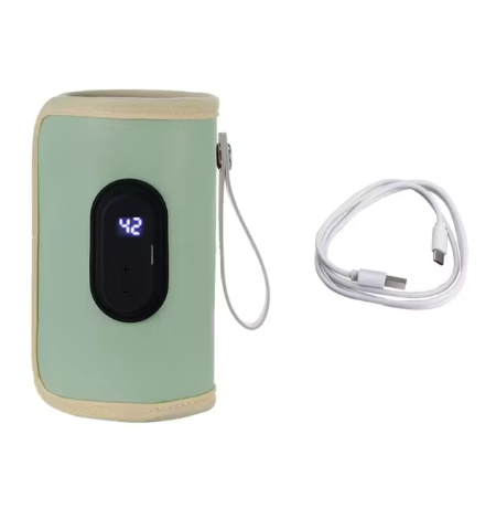 Calentador de Biberones Portátil USB con Pantalla Digital