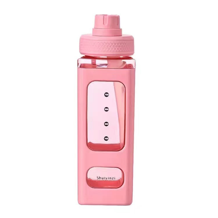 Cute Plastic Straw Sports Cup