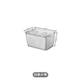 Large Capacity Plastic Fruit Storage Container with Drain Basket