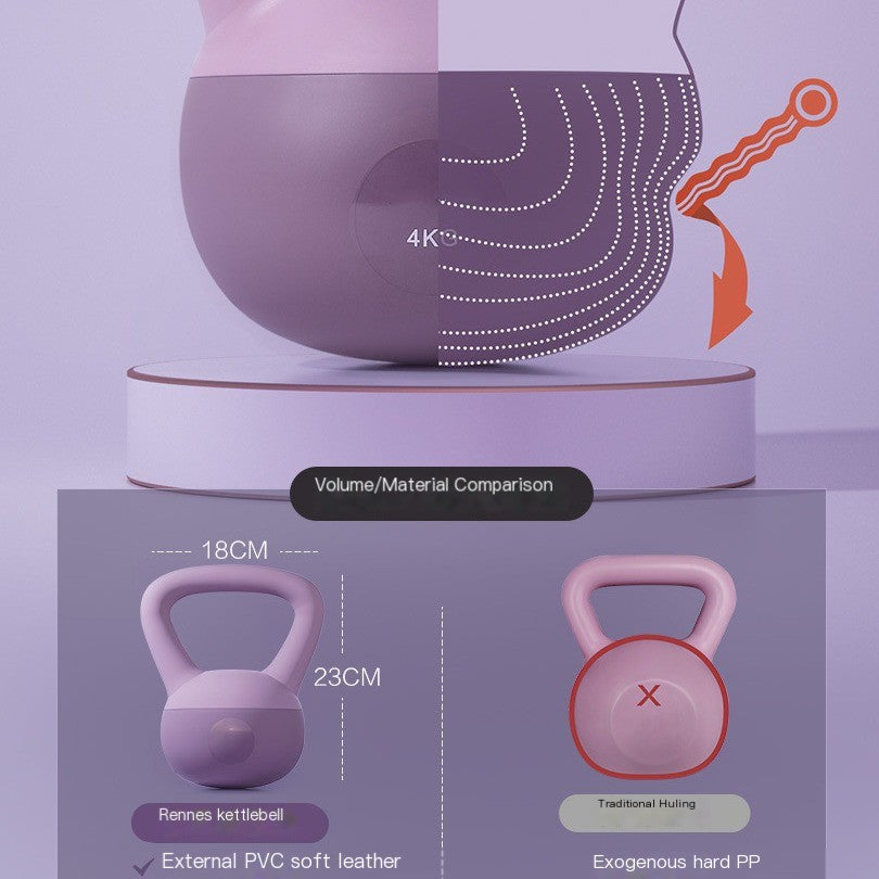 Kettlebell for Women's Home Fitness and Strength Training